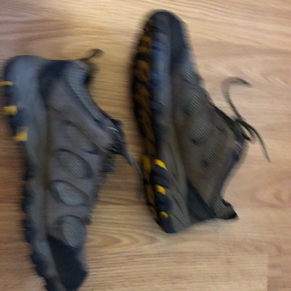 Merrell Mens Bungee Cord Old Gold Low Waterproof Trail Hiking Shoes Sz 8 - Picture 6 of 6